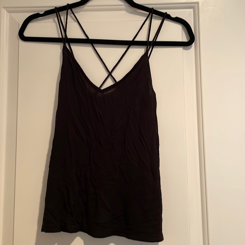 Black Strap Tank Top
